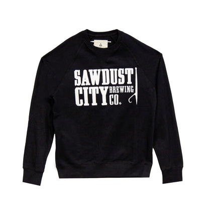 Sawdust City Crewneck Sweater - Black